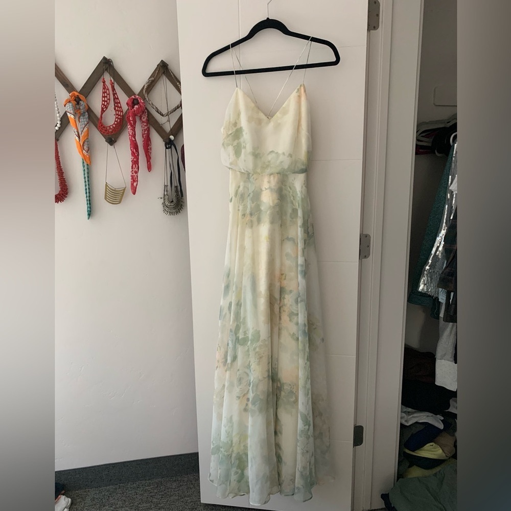 Jenny Yoo Floral Bridesmaid Dress
